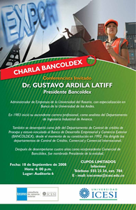 Universidad Icesi-agencia de Prensa-Charla Bancoldex