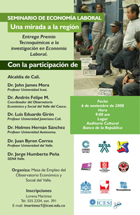 Universidad Icesi-Agencia de Prensa-Seminario Economía Laboral