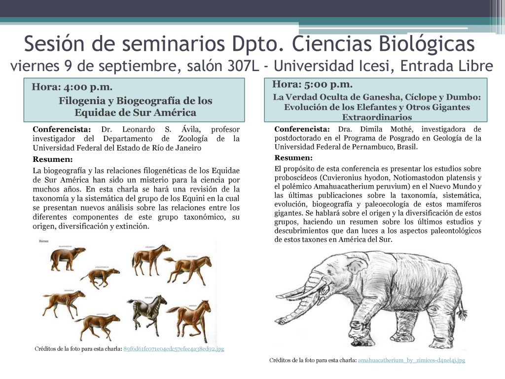 Seminario fósiles