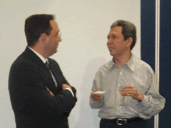 Jorge Alberto Durán en compañía de Javier Correa.