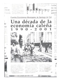 Cuentas económicas municipales de Santiago de Cali: una década de la economía caleña 1990-2001