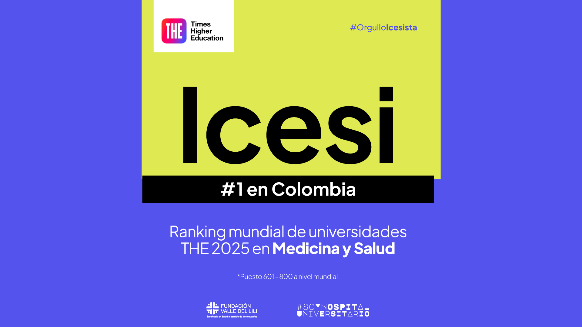 Imagen destacada - Medicina y Salud, en el ranking mundial de universidades THE 2025